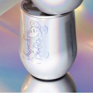 Corkcicle Disney 100 Mickey Mouse heritage sketch stemless wine tumbler no lid